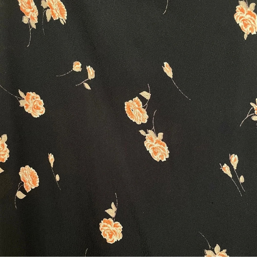 Flynn Skye black floral maxi dress Sz XS - Picture 7 of 11